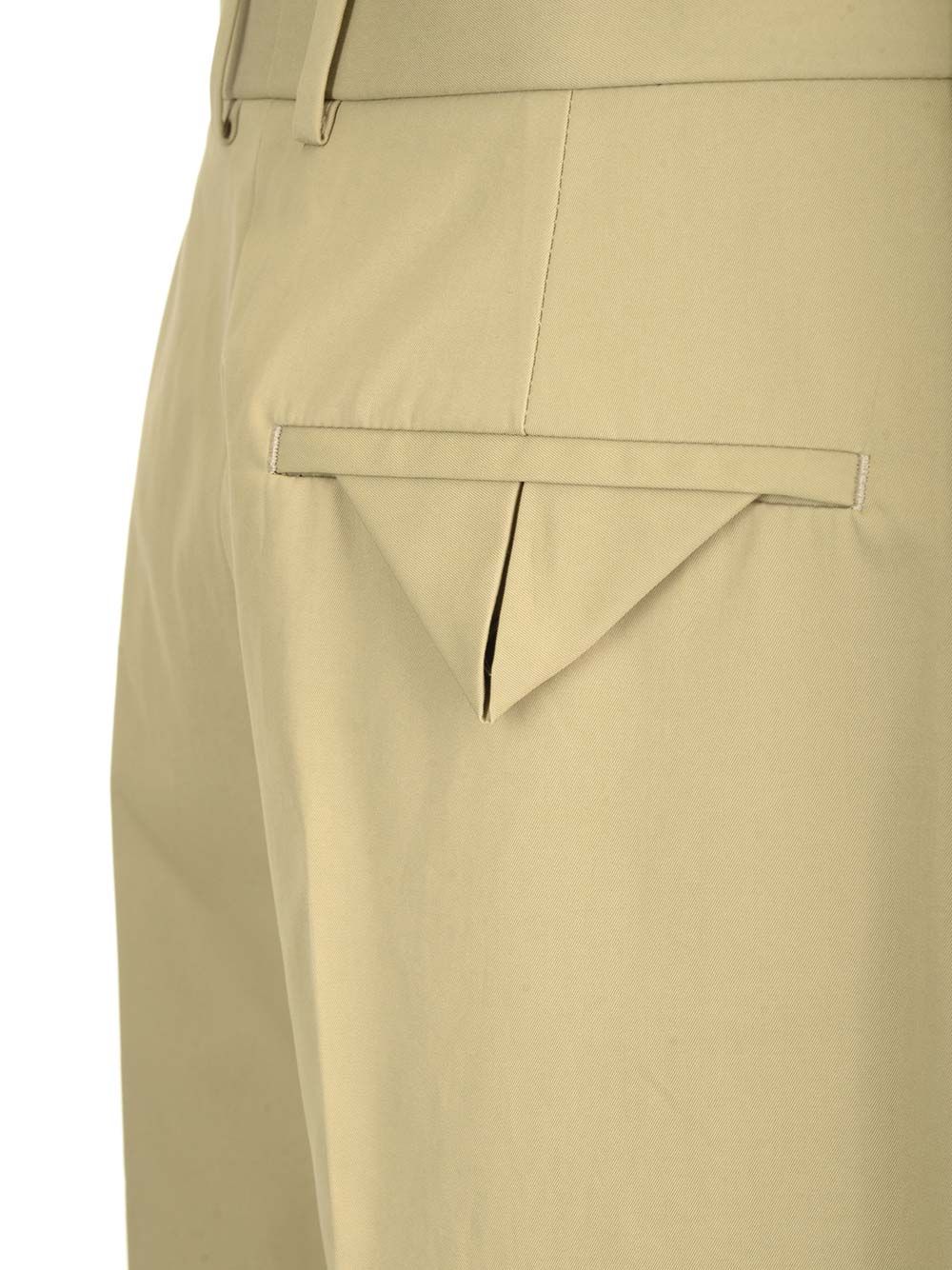 Bottega Veneta Lightweight Cotton Twill Trousers - Beige | f2400c5cafe48e402af58336f771569c35f20f73