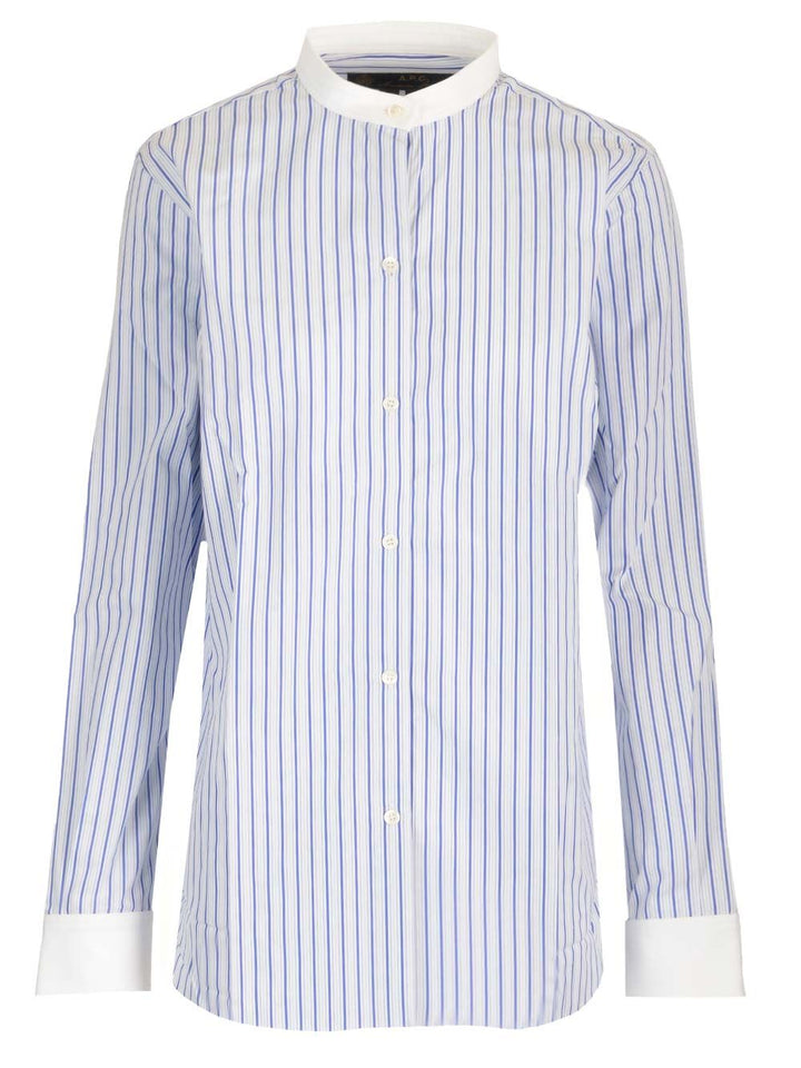 A.P.C. Coreana Striped Chemise Venezia Shirts - Light blue | 38c3b360abd08dc674406ef42844ac4d51cb7285