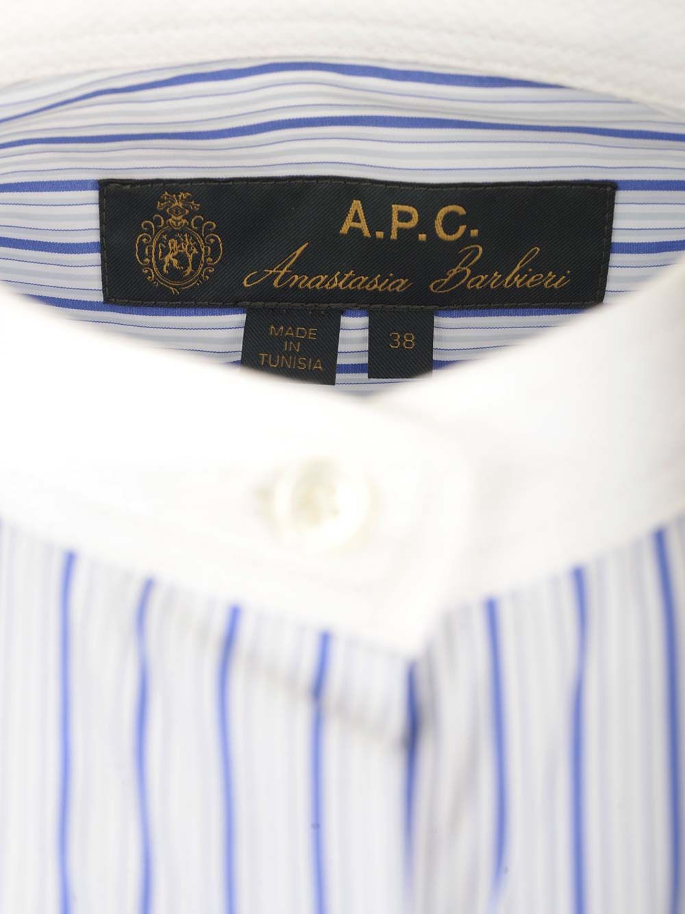A.P.C. Coreana Striped Chemise Venezia Shirts - Light blue | 79c91e0493a7163e7f48ab9f8bc3134f792fc117