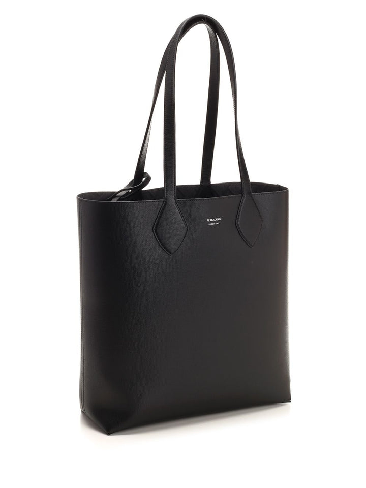 Ferragamo Reversible Tote Bag Handbags - Black | 9ba35e33ffae1c89595607f7b01ffcbacdab9fa7