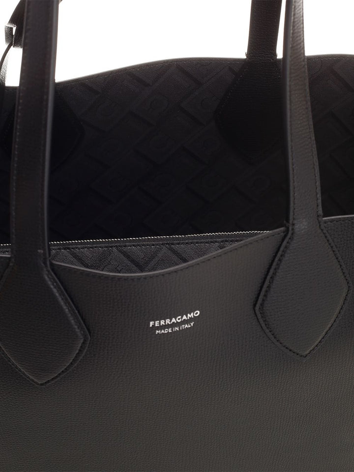 Ferragamo Reversible Tote Bag Handbags - Black | 37e71ff6d024eb516ff61c551b60408c0555ae16