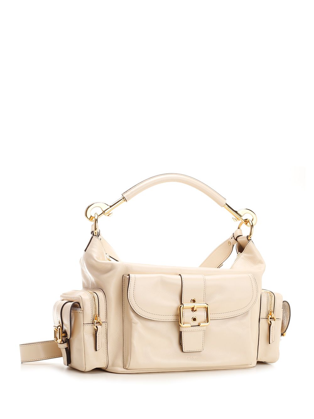Chloe' Camera Bag Shoulder Bags - Beige | 7ab16a9b9fb874ec4bd2d745b8772fae021bab06