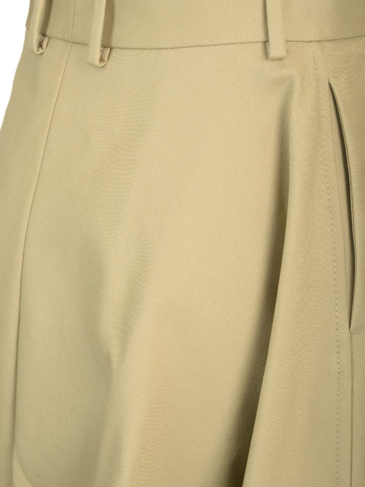 Bottega Veneta Wide Skirt With Ruffles Skirts - Beige | 716dcc9b0c9ea7962a69925eb6bbfce8d8d4f833