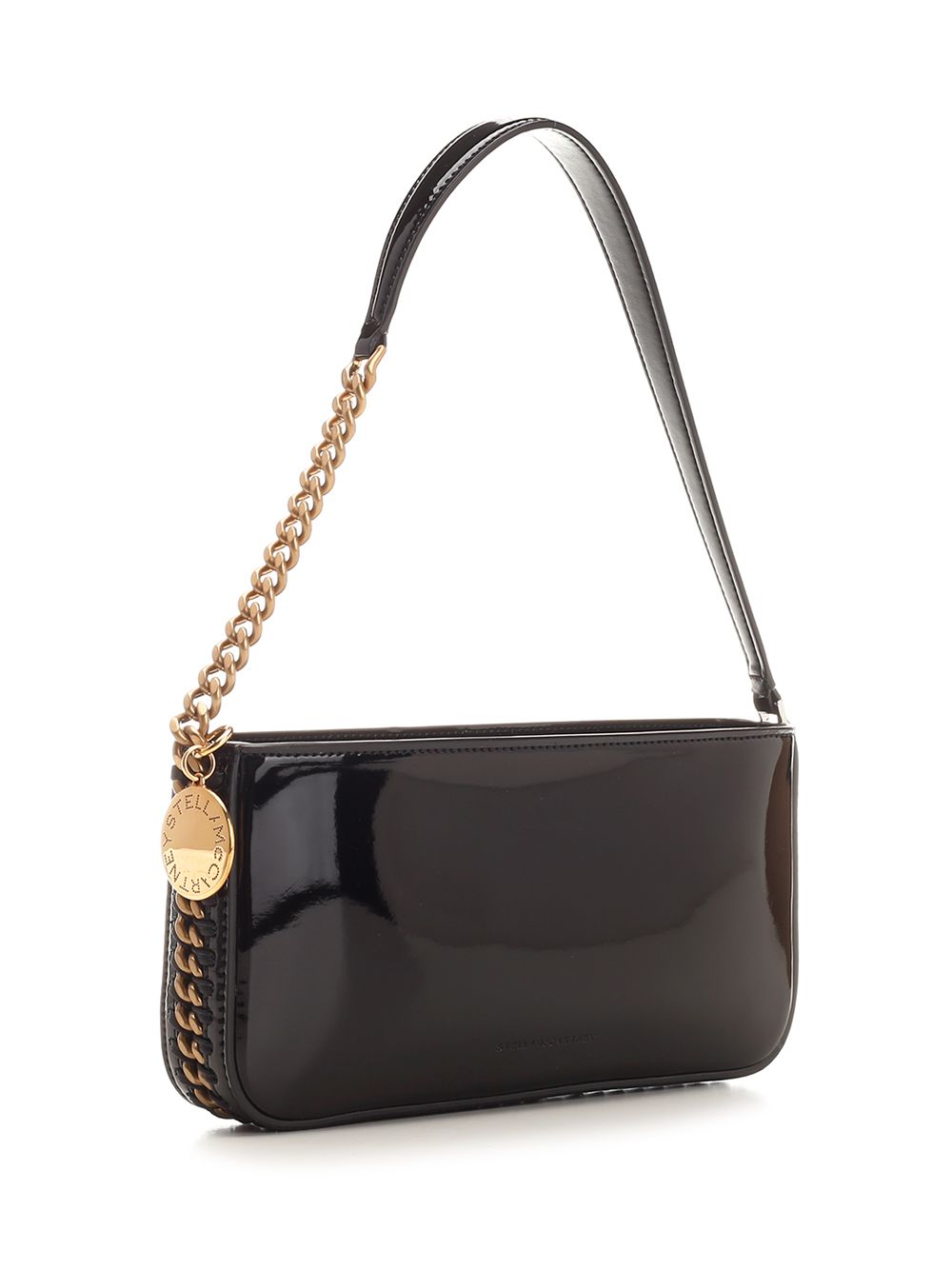 Stella Mccartney Baguette Frayme Shoulder Bags - Black | b81153bdcac09a5d2ca3cee7ef52a39df10f2a36