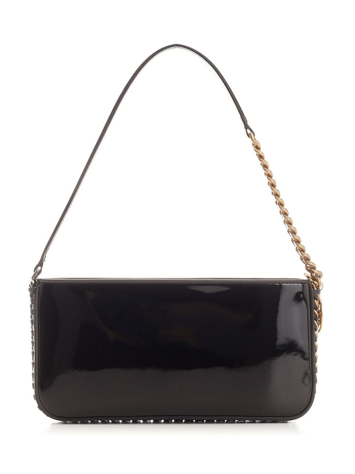 Stella Mccartney Baguette Frayme Shoulder Bags - Black | ac8b194911c76de99c67146805485c788fc4ac84