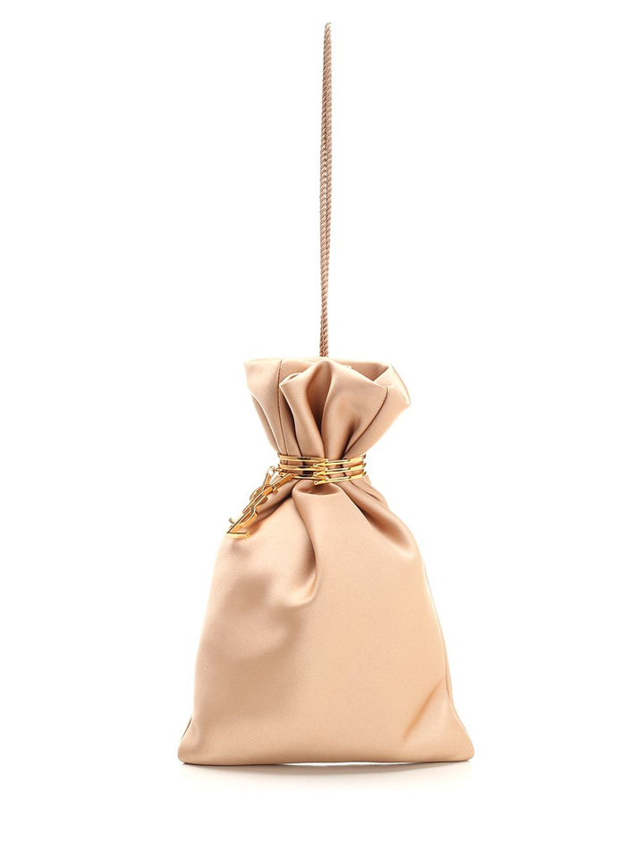 Saint Laurent Evening Pouch Handbags - Beige | 3c069540f7c407a806e5ee85cbedb8fc3724eafd