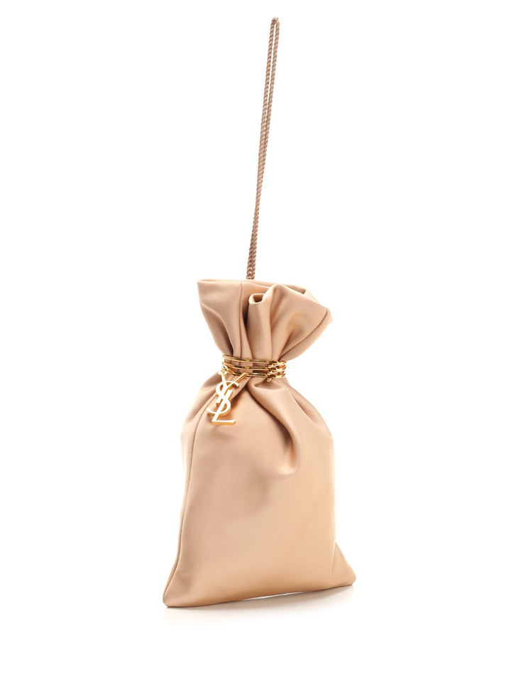 Saint Laurent Evening Pouch Handbags - Beige | d8eb64566d65da38aed706b83ac4271d3cc8b074