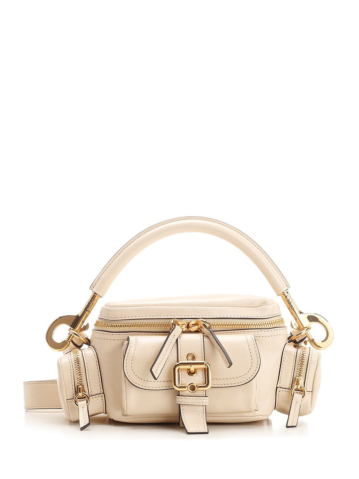 Chloe' Camera Bag Shoulder Bags - Beige | 7c7b839d2337f7dd3656b4c194adb33453d47637