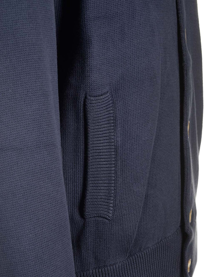 Brunello Cucinelli Cotton Knit Cardigan Knitwear - Blue | 54fa2dee9360cf48a4102685bca8bef45096b316