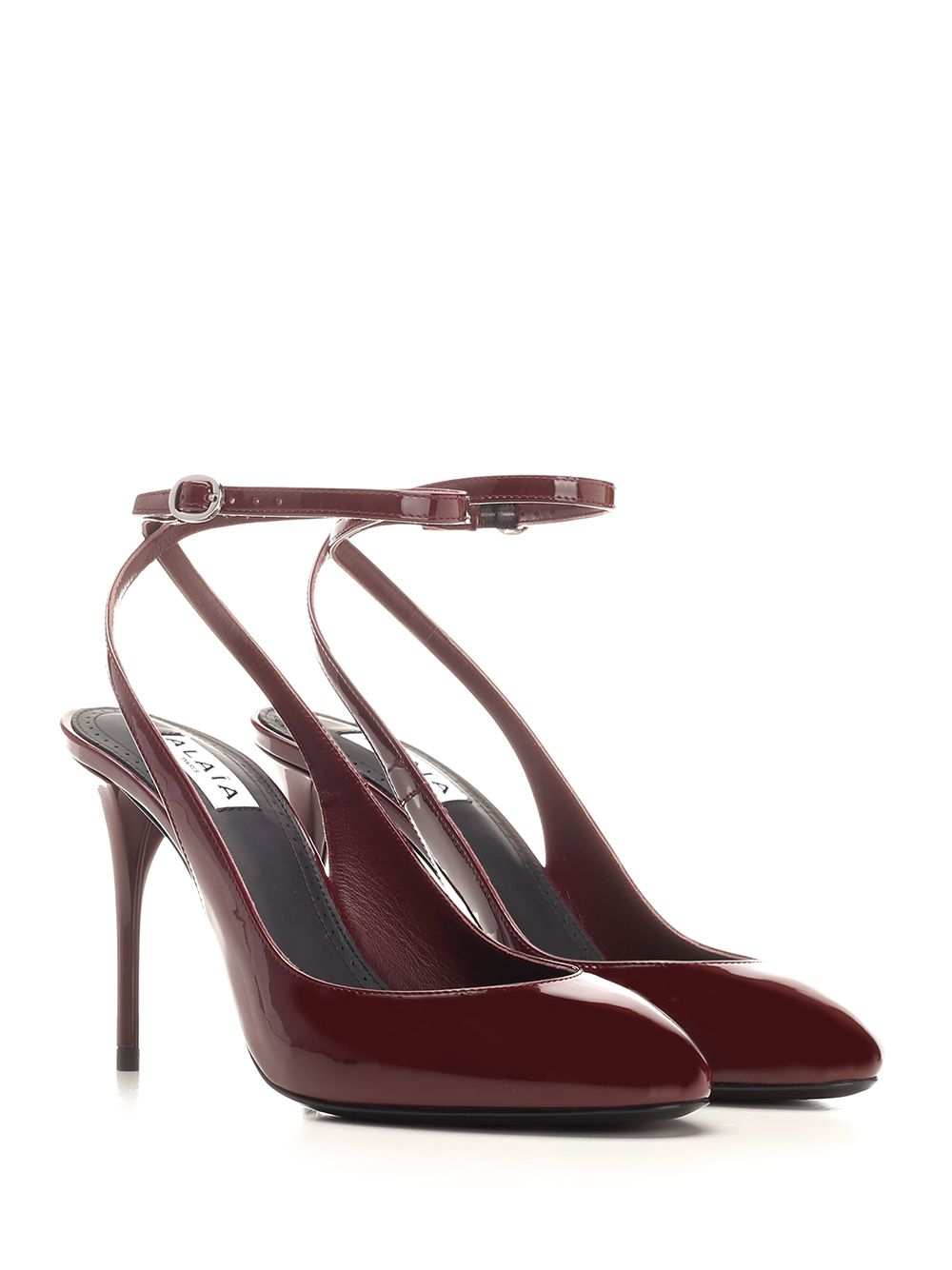 AlaÏA Rounded Toe Sling Back Pumps - Bordeaux | cec007ca50f5583fd0be7b749ccd3739dde19620