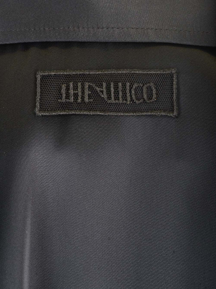 The Attico Satin Midi Dress Dresses - Black | e37feed090fc547f4ae09f2809dc466c0095479c