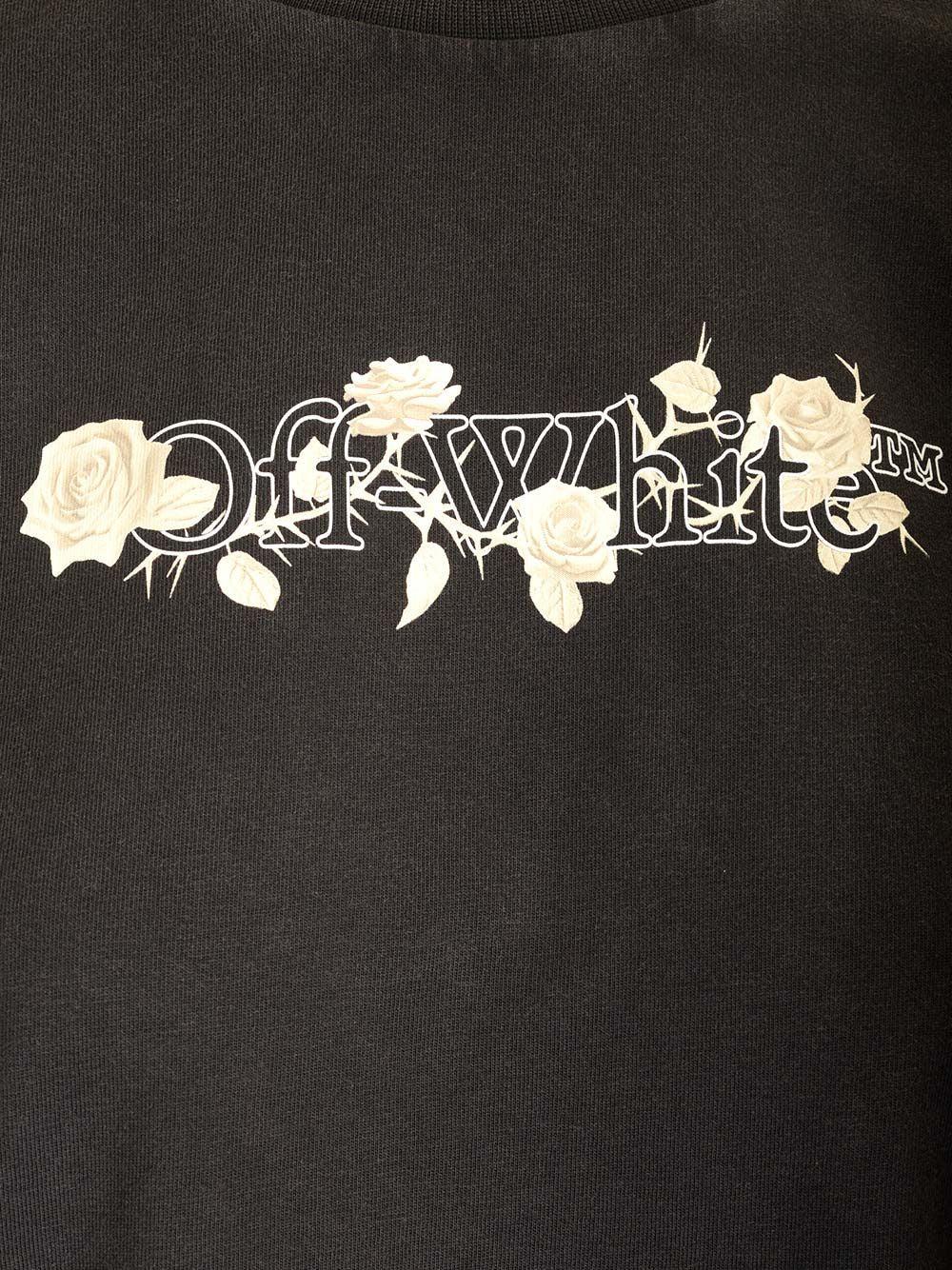 Off-White Black  With Logo T-Shirt - Black | a30948ece8615f1dc74a01fe32a774e1a9d99144