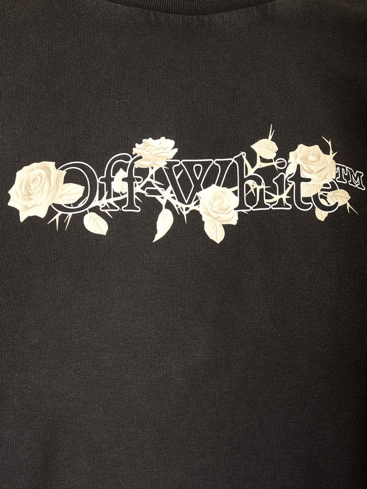 Off-White Black  With Logo T-Shirt - Black | a30948ece8615f1dc74a01fe32a774e1a9d99144