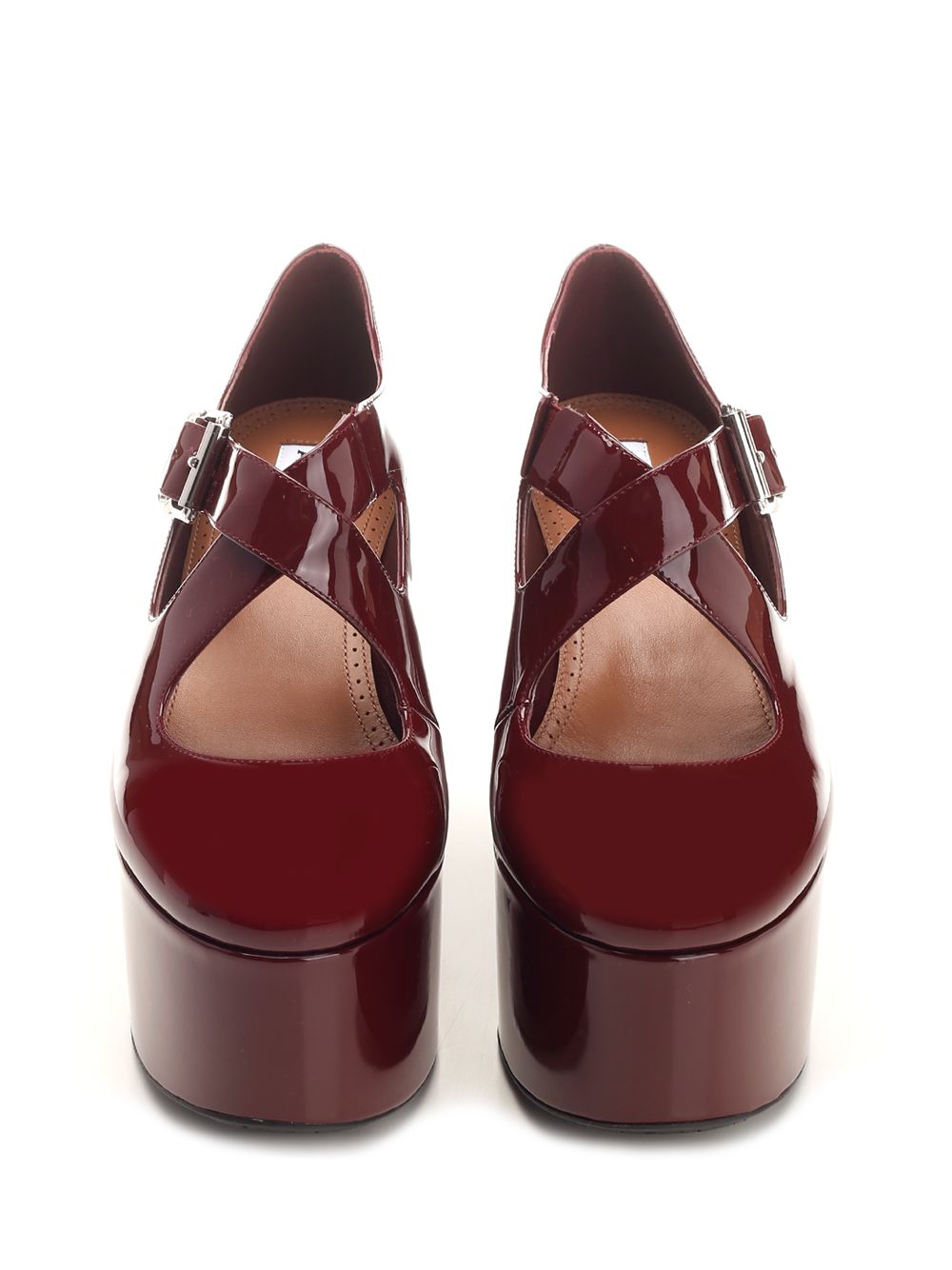 AlaÏA Crossed Wedges Scarpe basse - Bordeaux | 8d910804915974ff99e91a27b363371550439469