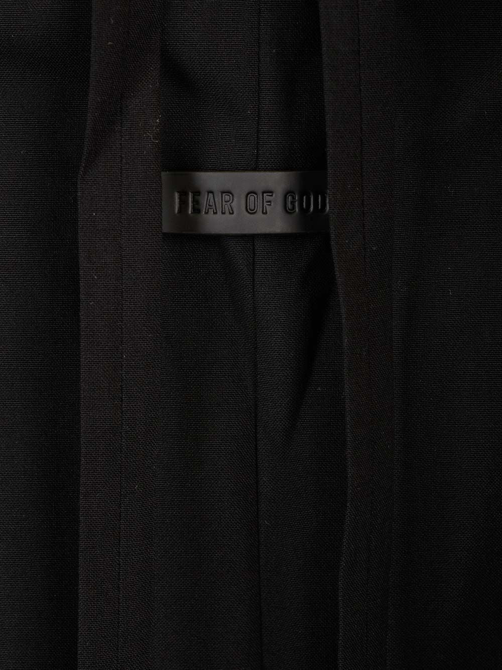 Fear Of God Oxford Drawstring Eternal Pant Trousers - Black | 5f2d4292aba7f54fda4e1cf24bb8516f872dff92