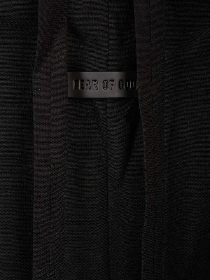 Fear Of God Oxford Drawstring Eternal Pant Trousers - Black | 5f2d4292aba7f54fda4e1cf24bb8516f872dff92