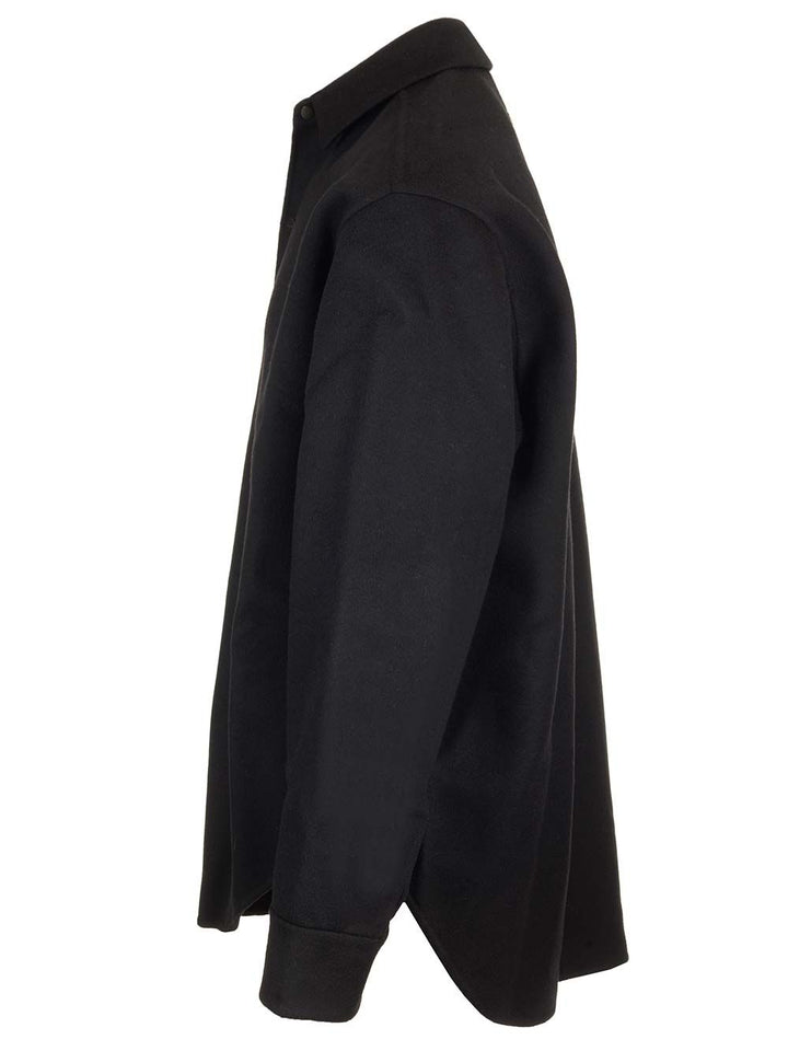 Fear Of God Wool And Cashmere Overshirt Jackets - Black | fc17c87d8f89fa218c7e5f4004d02f17a01b8931