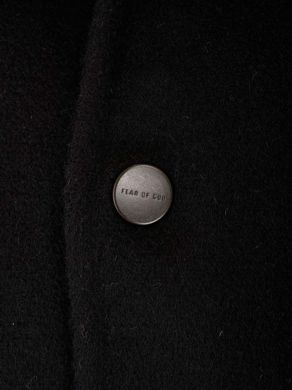 Fear Of God Wool And Cashmere Overshirt Jackets - Black | 037a90e65496f9cce361de6da61518706b983e62