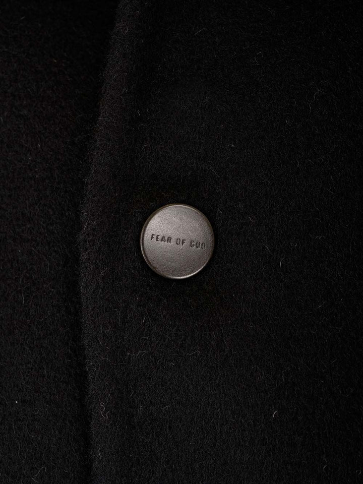 Fear Of God Wool And Cashmere Overshirt Jackets - Black | 037a90e65496f9cce361de6da61518706b983e62
