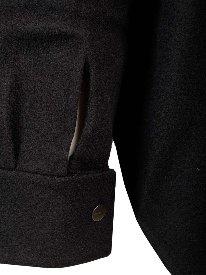 Fear Of God Wool And Cashmere Overshirt Jackets - Black | 7785e4586cfe2041d9eb6050a7aefb7551270a58