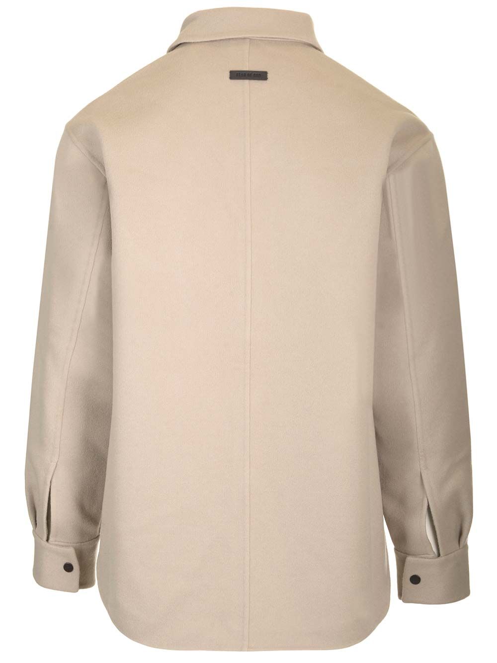 Fear Of God Wool And Cashmere Overshirt Jackets - Beige | aef79fef21a344c55b679eb954a8ac30fac322a7