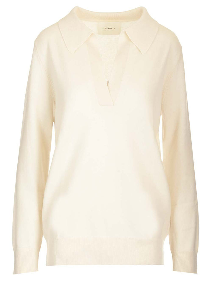 Lisa Yang Josefine Knitwear - White | 9de6b6c736d3ae3bb7369ff6958c19132b419d41