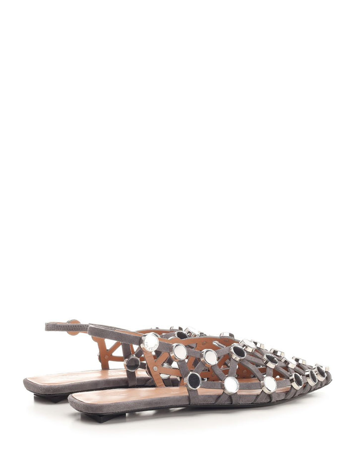 The Attico Grid Scarpe basse - Grey | 9ba6c62b32ecfc71f2d1f1cac2105c289a5e918e