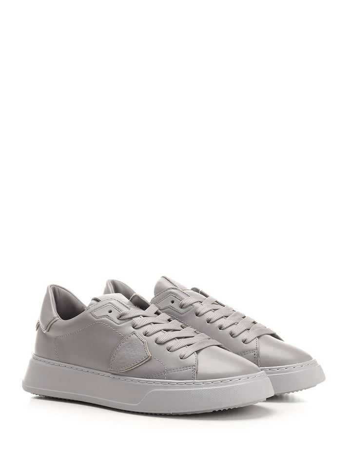 Philippe Model Temple Sneakers - Grey | 0380f4dd918a5e217b4772a94bfb42ea7340974a