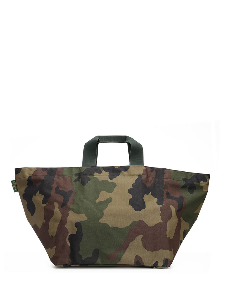 Herve Chapelier Xl Square Bottom Travel Bag Handbags - Camouflage | e99a83cbaed3c4a89515a19253ed7a02c83faad4