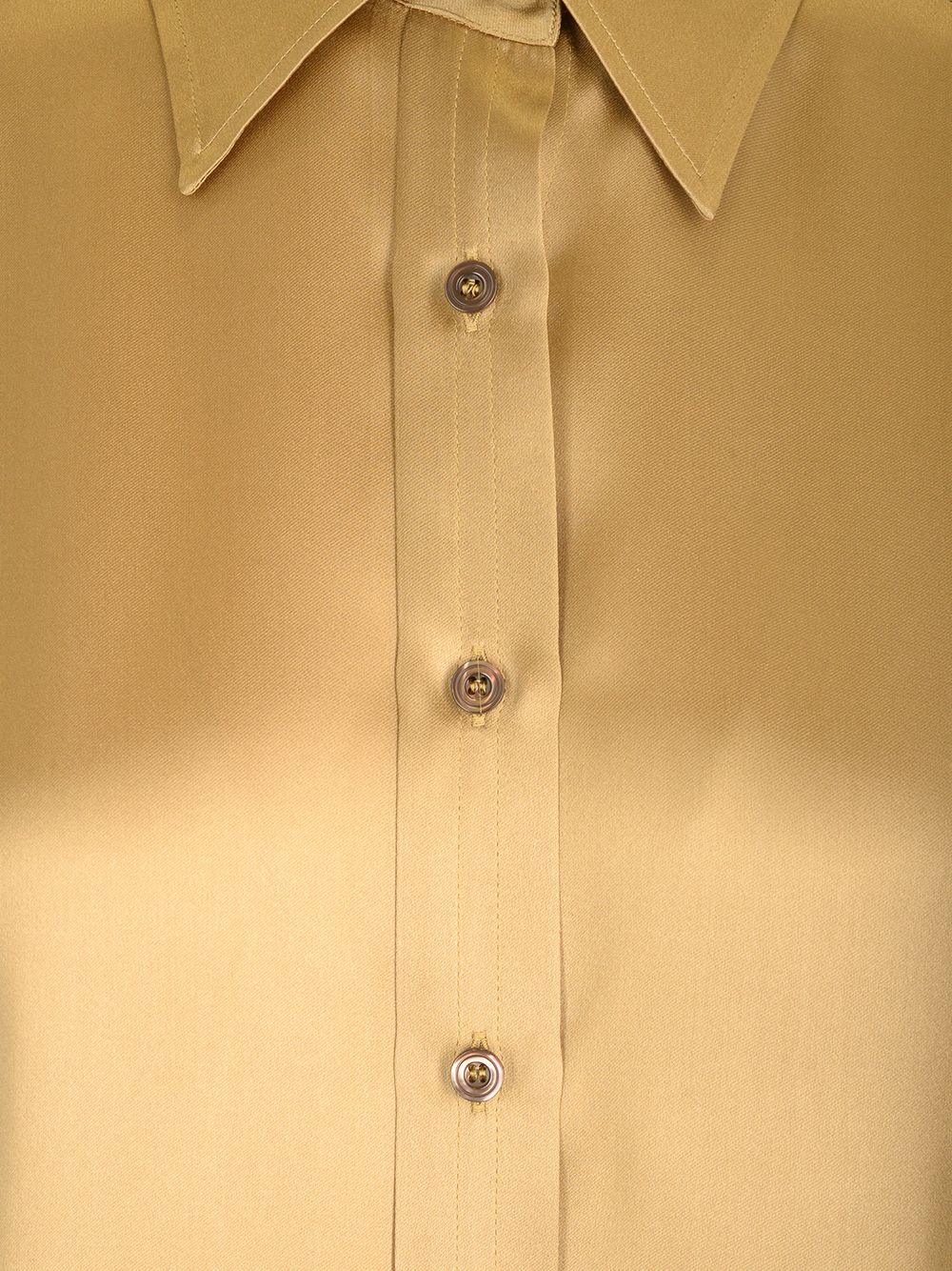 Tom Ford Flowing Silk Charmeuse Shirt Shirts - Beige | 5ac3812e8fe04046492e1aca46425a71ca24aec4