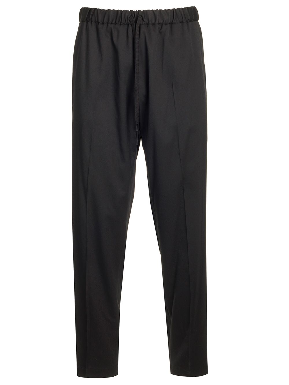 Mm6 Maison Margiela Elastic Waist Tailored Trousers - Black | e64682143dac688ac71c87a4ca09db945f88bc91