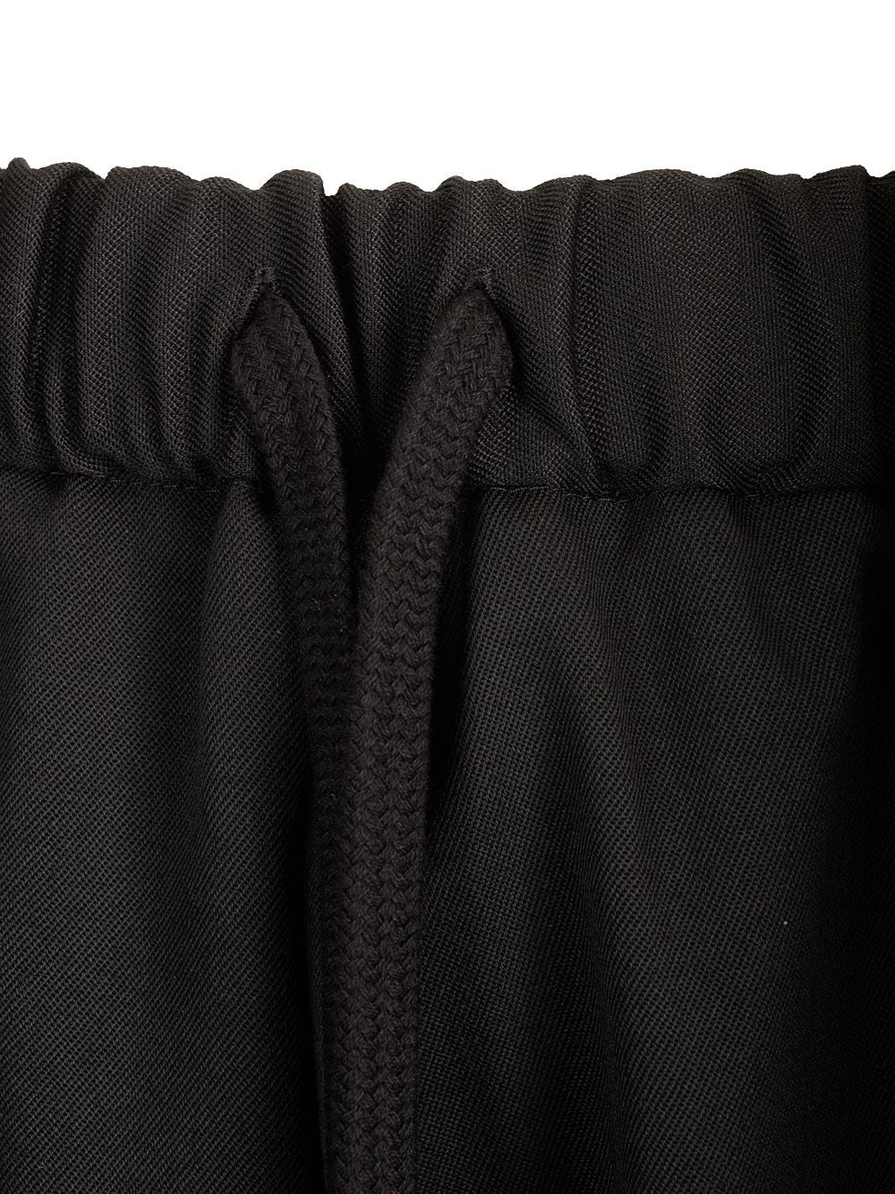 Mm6 Maison Margiela Elastic Waist Tailored Trousers - Black | 6da8660ecd0680ec9d526cec1de4225bdf24c803