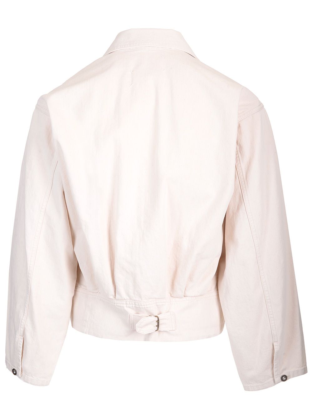 Maison Margiela Denim Pea Jacket Jackets - White | ea3c930a09fb9cceb3b4ab562b762251746ad81b