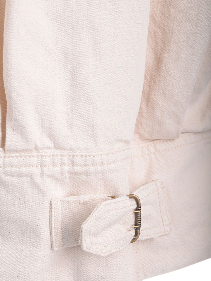 Maison Margiela Denim Pea Jacket Jackets - White | 4f13f2b8c6b3a7bed258e69c5dda660bdf3b6bae