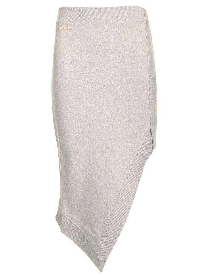 The Attico Double Fleece Midi Skirt Skirts - Grey | 5d7a824b809439d9dd61277eabb6b95e34a97e09
