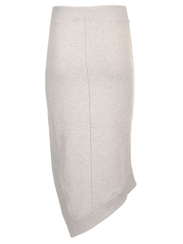 The Attico Double Fleece Midi Skirt Skirts - Grey | 853206d617d59cb9f5244e472eb9bfdd5fb15f60