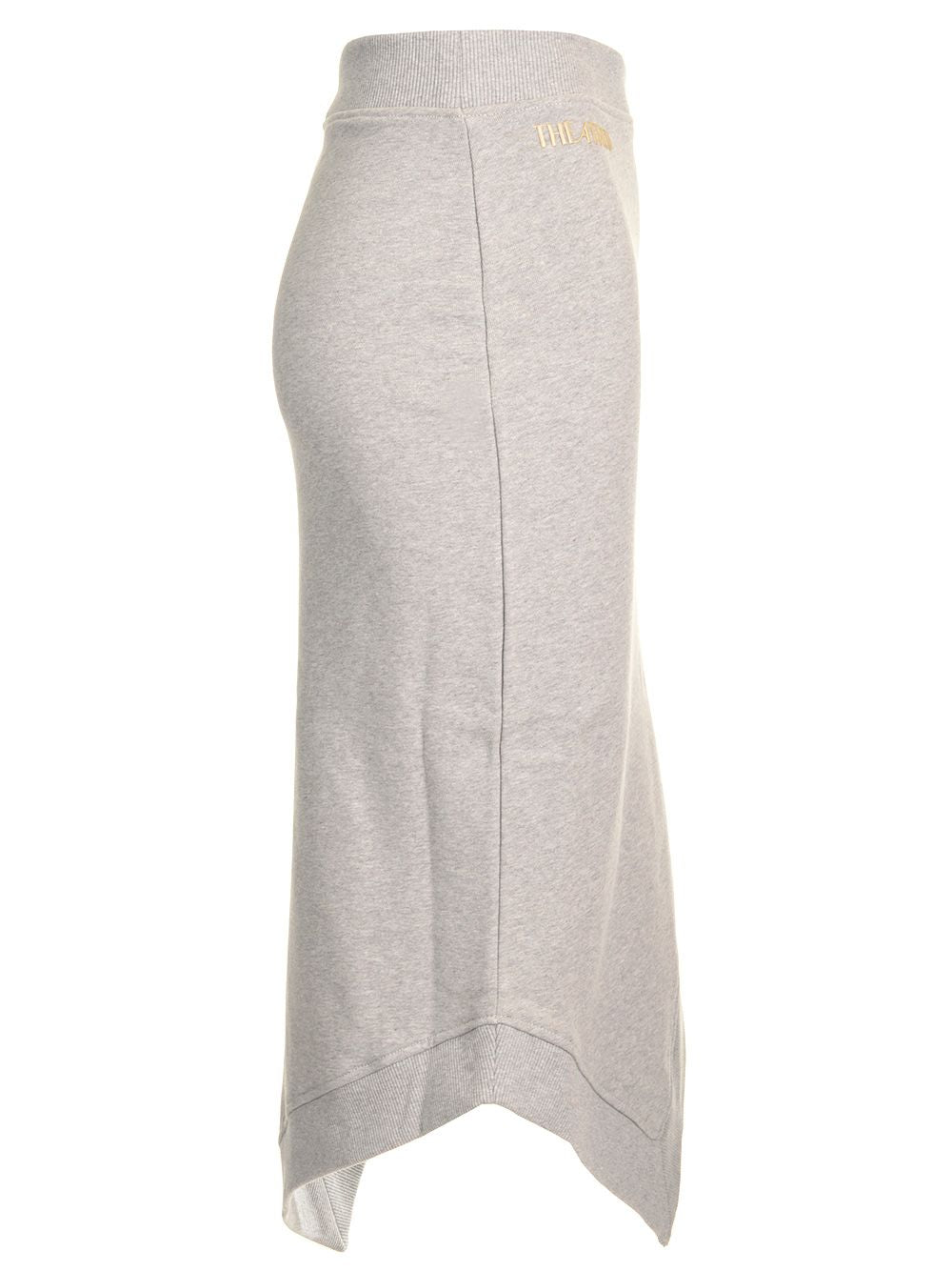 The Attico Double Fleece Midi Skirt Skirts - Grey | 9fd06a403748a146f6d80facdb1405c42e5fea15
