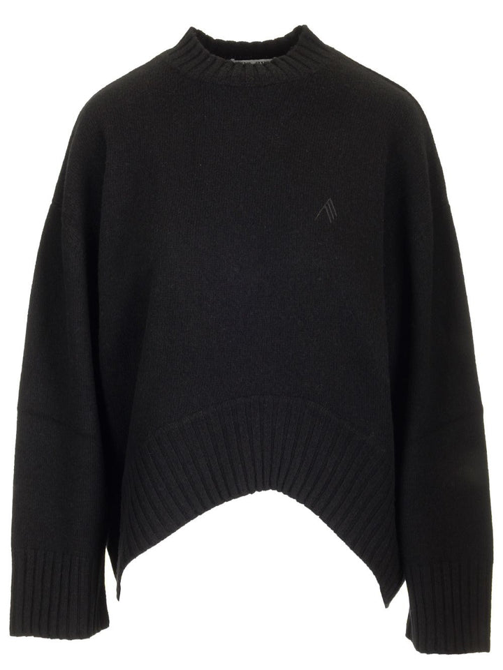 The Attico Oversized Cashmere Sweater Knitwear - Black | 62aa44a369f6948650707fe9c04d2e48a8c38b2b