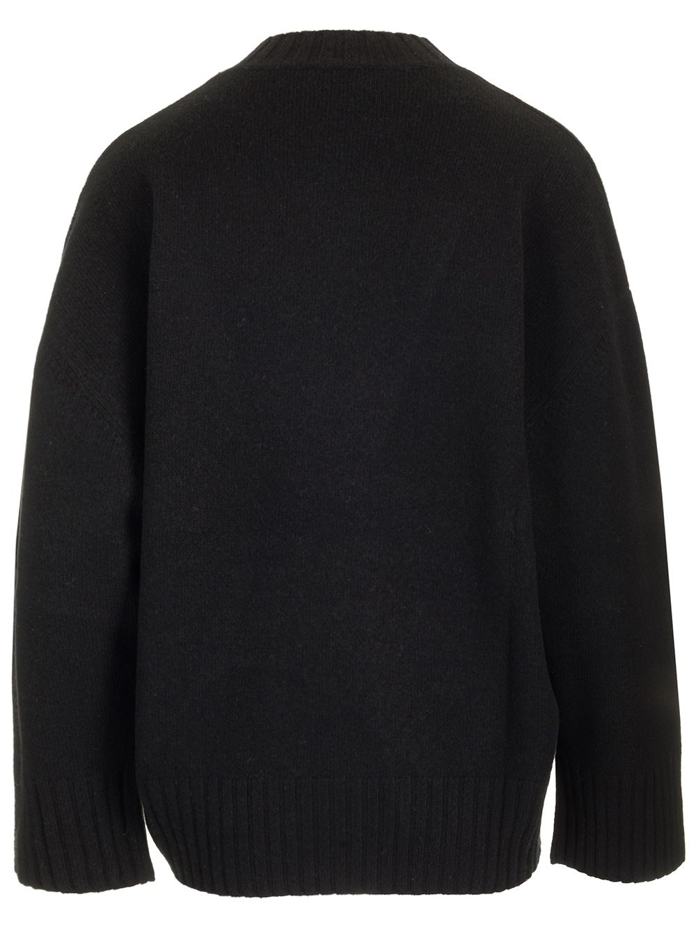 The Attico Oversized Cashmere Sweater Knitwear - Black | de335f962c52508d33adb171b06dfa96f746397f