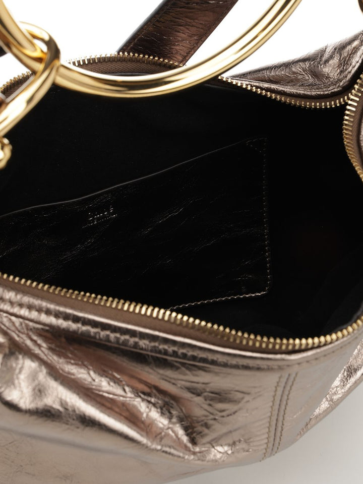 Chloe' Bracelet Handbags - Brown | a1f6284dc268709f018b4b608ad40caa785442e3