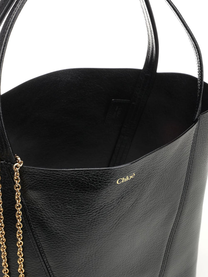 Chloe' Chloé Spin Handbags - Black | 93022c078faefcde4e4fad1361af8d7d2506cec5