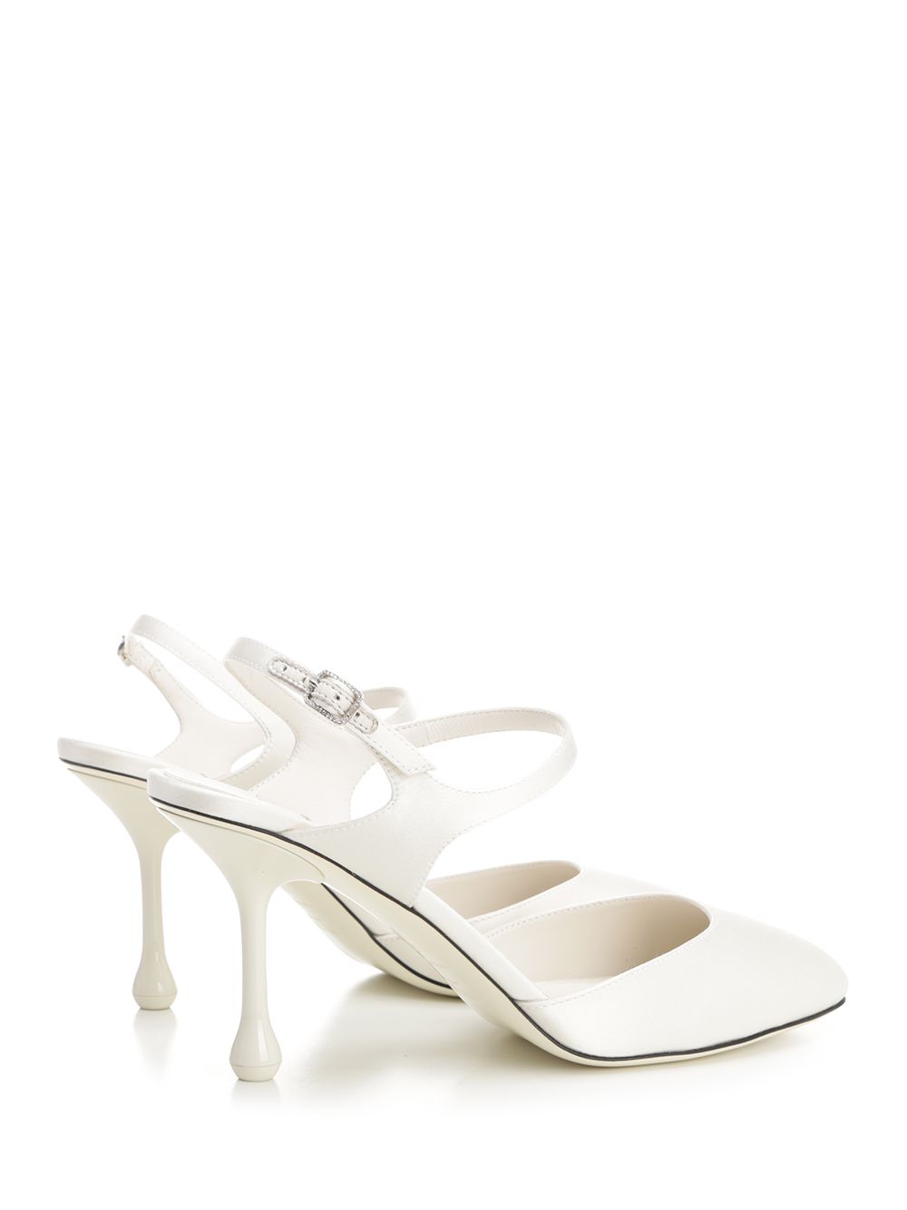 Jimmy Choo Pixie 80 Pumps - White | f483077c1e60f3ee3530c1064baef9f82aa6e3ab