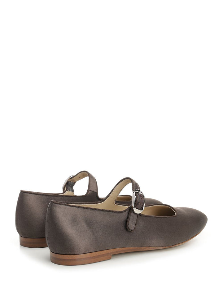 Le Monde Beryl Satin Mary Jane Scarpe basse - Brown | e3c031b357c9ae28ae5006817a52309bf1128f7e