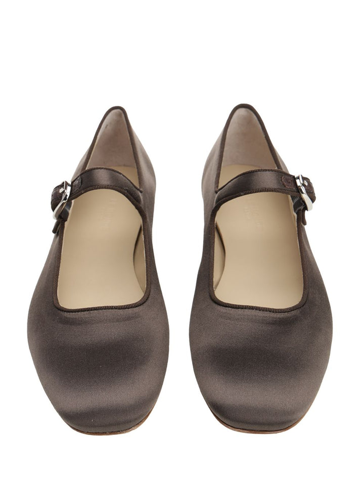 Le Monde Beryl Satin Mary Jane Scarpe basse - Brown | a087608f71b522ef2f83f994d80cddbe45d751fd
