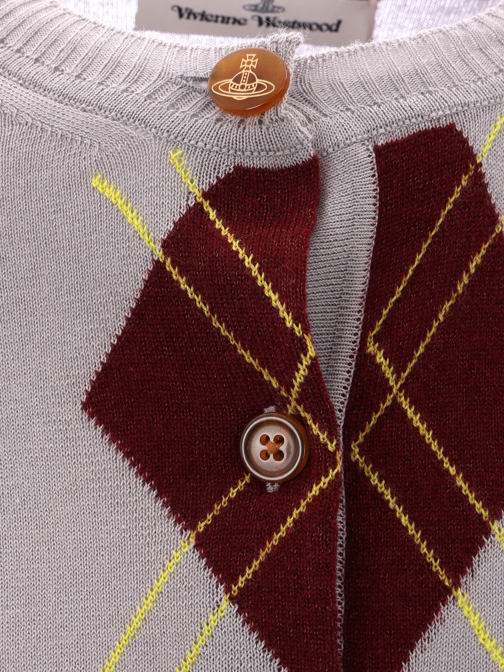 Vivienne Westwood Argyle Knitwear - Grey | 01eb437f2503b52be0de8b58ec7dfd89c3eeeea0