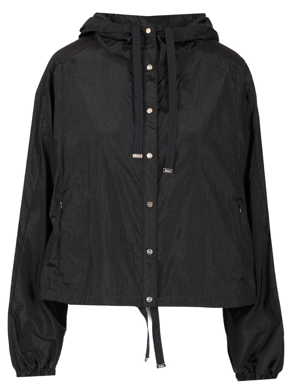 Herno Boxy Fit Waterproof Jacket Jackets - Black | 3196c44303ee728e2a92adfb40627a31ea60d871