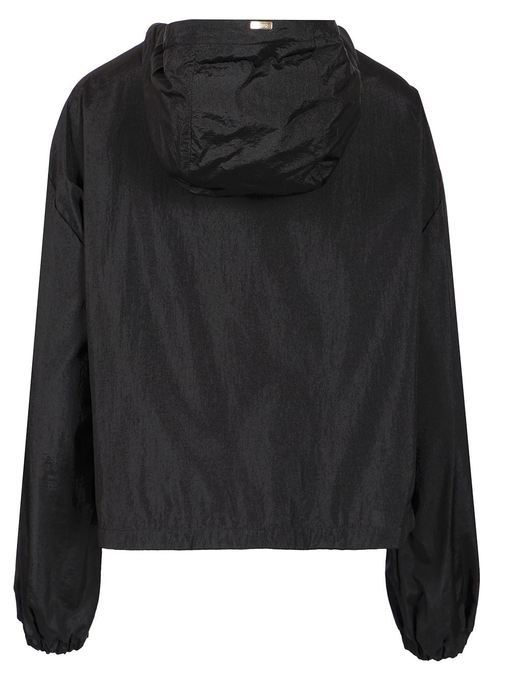 Herno Boxy Fit Waterproof Jacket Jackets - Black | 9385659ceec9af2ae2ccbc438e5211f9f3931d86