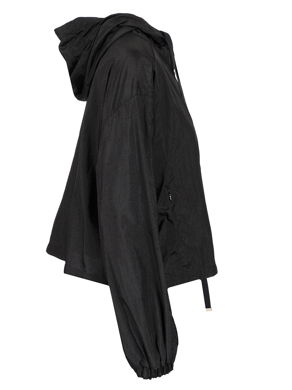 Herno Boxy Fit Waterproof Jacket Jackets - Black | 058ead9c54198e7ad4ae0d25156ec6bffa521007