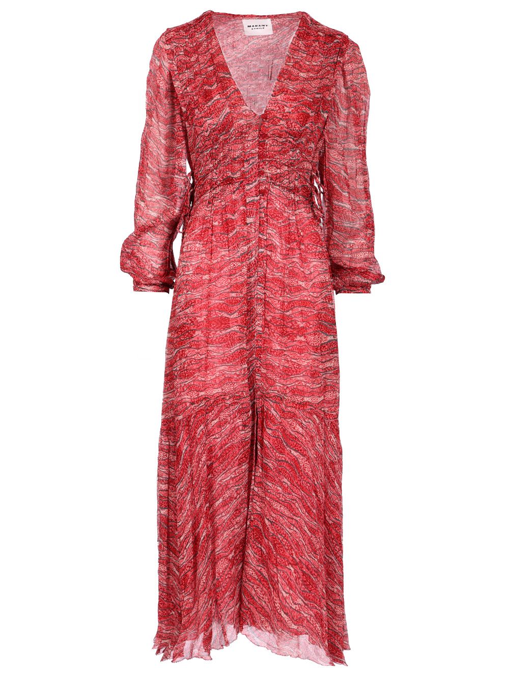 Marant Etoile Amara Dresses - Red | b4b5424f3a76e2885e3b9f63cbef37170b836322