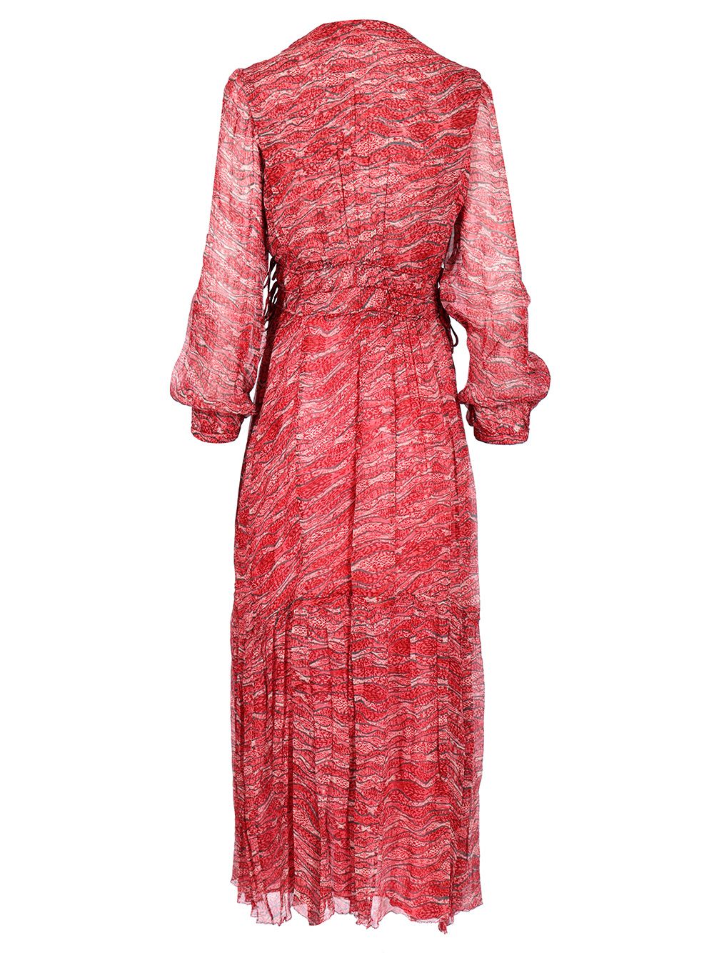 Marant Etoile Amara Dresses - Red | 8f4dfe433ab3af75902228726511ad045f8aeb21
